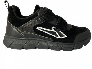 Piedro Zwarte Sport Sneakers Klittenband