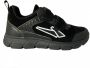 Piedro Zwarte Sport Sneakers Klittenband - Thumbnail 1