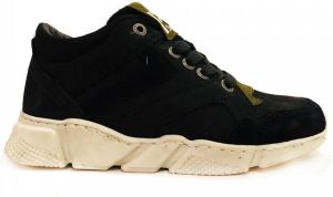 Piedro Zwarte Veterschoenen Wijdte 3 5