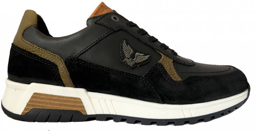 PME Legend PME Heren Lage sneakers Valkman Zwart - Schoenen.nl
