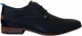 Rehab Vrouwen Veterschoenen Herenschoenen Greg Wall Zwart - Thumbnail 3