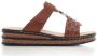 Rieker Heren Cognac Synthetische Slipper Bruin Heren - Thumbnail 4