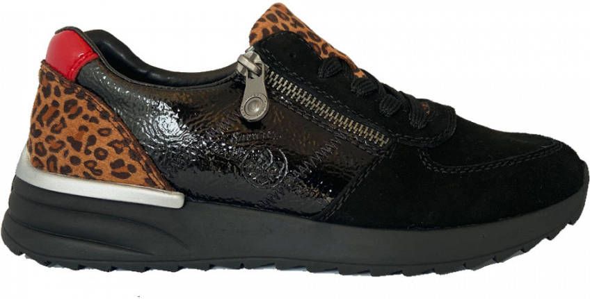 Rieker Zwarte Veterschoenen