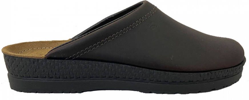 Rohde Heren Pantoffels in Leder (Zwart) - Foto 8