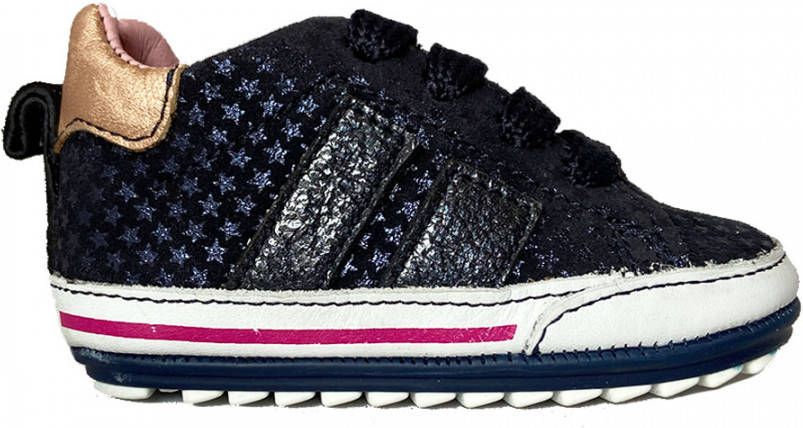 Shoesme Blauwe Veterschoenen Babyproof Flex