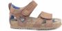 Shoesme BI21S096-A leren sandalen cognac Bruin Jongens Suede Effen 29 - Thumbnail 4