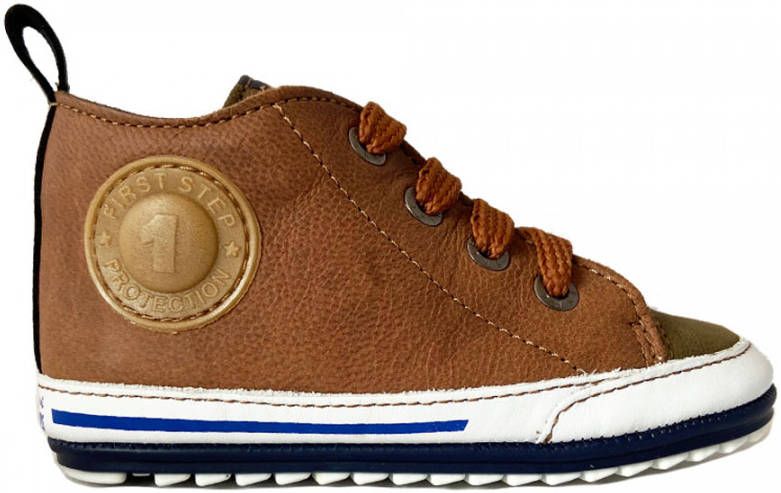 ShoesMe Bruine Veterschoenen Babyproof Flex