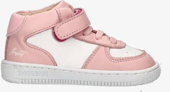 Shoesme Baby Babysneakers Meisjes Pink White Leer - Foto 6