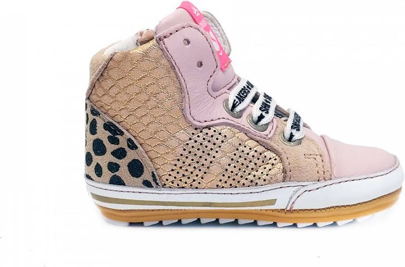 ShoesMe Roze Veterschoenen Flex Baby Proof