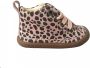 Shoesme Baby | Veterschoenen | Meisjes jongens | PINK ANIMAL PRINT | Leer - Thumbnail 3