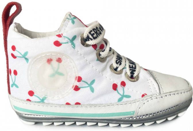 ShoesMe Witte Veterschoenen Cherry Babyproof Flex