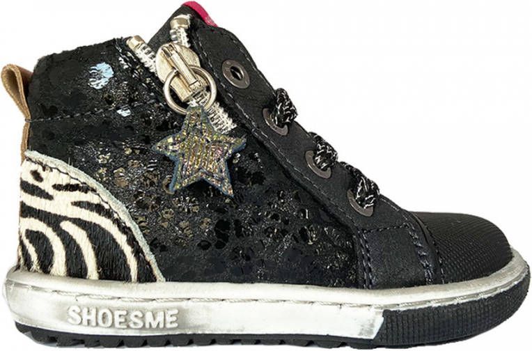 ShoesMe Zwarte Veterschoenen Extreme Flex