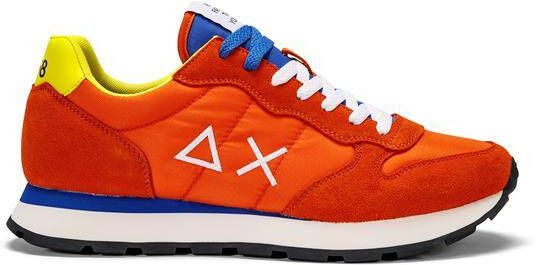 SUN68 Oranje Sneakers Tom Solid Nylon