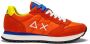 Sun68 Tom Solid Nylon Men Lage sneakers Heren Oranje - Thumbnail 5