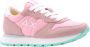 Sun68 Sun 68 Ally Solid Nylon dames sneaker Roze - Thumbnail 4