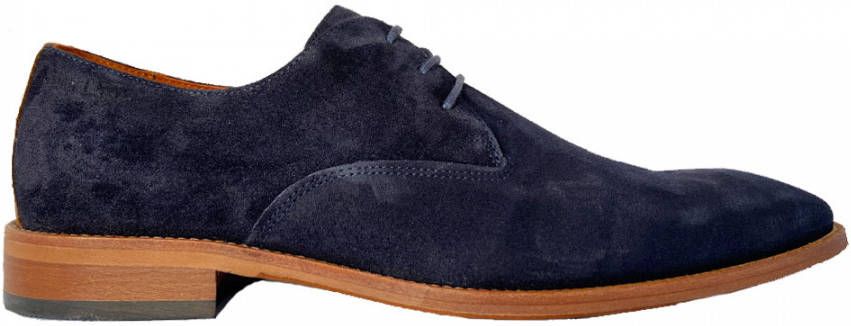 blauwe suede schoenen