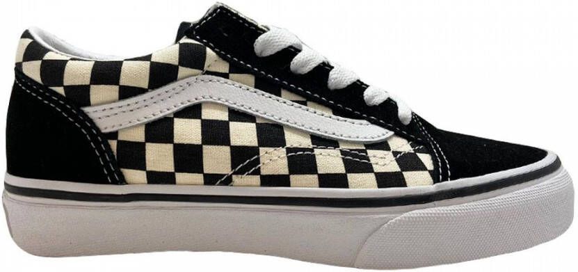 Vans Old Skool voorschools Schoenen Black Leer Textil 5 Foot Locker