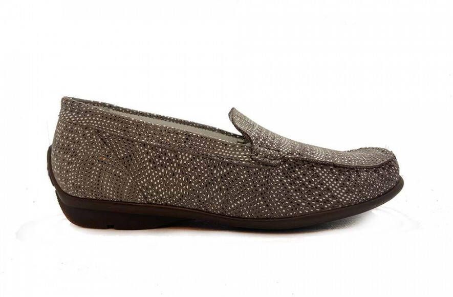 Waldläufer Dames Instapper 431000-161-060 Beige Print Wijdte H - Foto 4