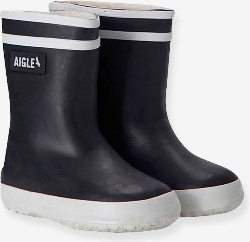 AIGLE Gevoerde regenlaarzen voor baby's Baby Flac Fur 2 marineblauw - Foto 2