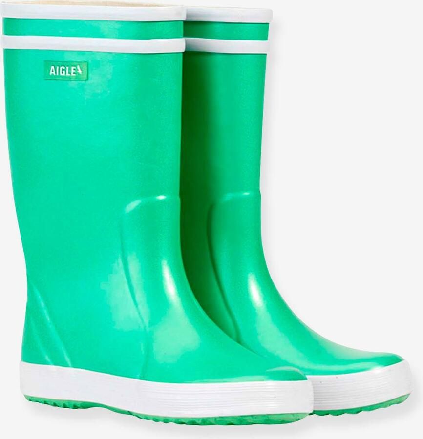 AIGLE Iriserende regenlaarzen Lolly groen