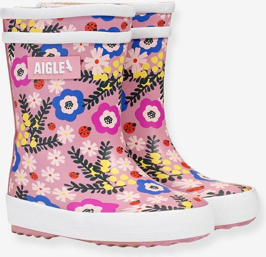 AIGLE Regenlaarzen voor kinderen Baby Flac Play2 NA414 rozen
