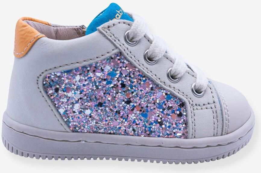 BABYBOTTE Hoge leren babysneakers 4039B233 wit