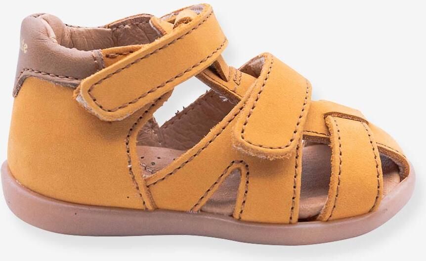BABYBOTTE Leren babysandalen 4019B032 geel