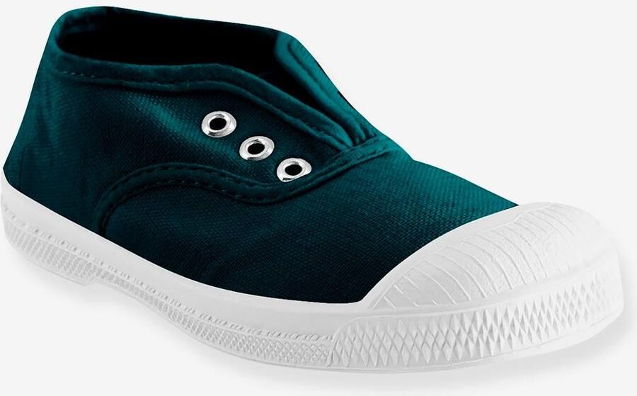BENSIMON Katoenen tennisschoenen voor kinderen Elly E15149C15N blauwgroen
