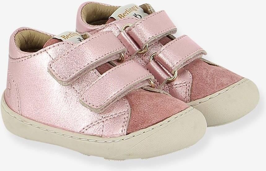 BERLINGOT Hoge babyschoentjes rozen