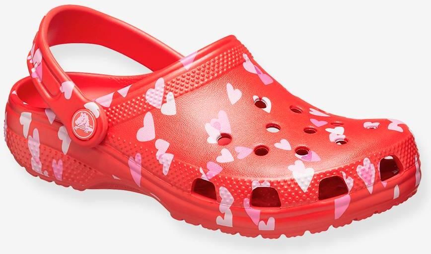 Crocs Kid's Classic VDay Graphic Clog Sandalen maat 22-23 rood