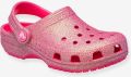 Crocs Classic Iridescent Glitter CgT Unisex Clogs Dragon Fruit - Roze