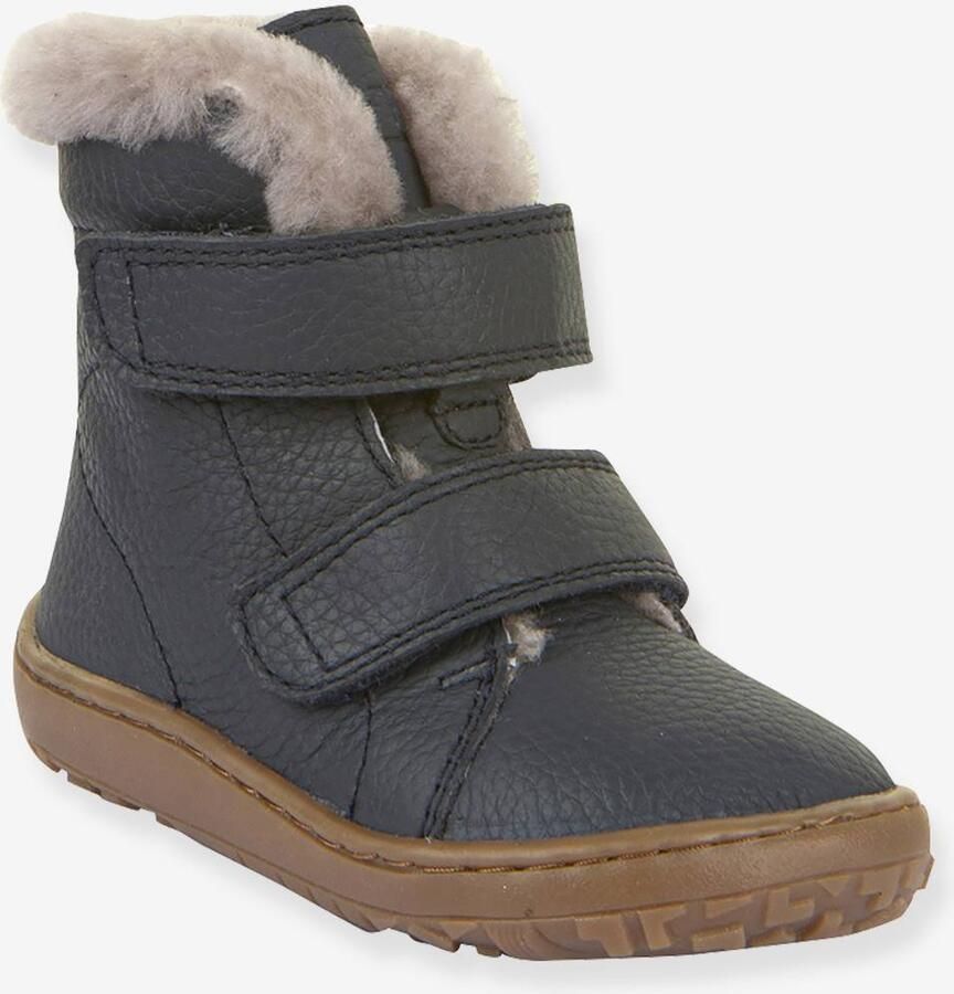 FRODDO Barefoot laarzen kinderen BAREFOOT FURRY nachtblauw