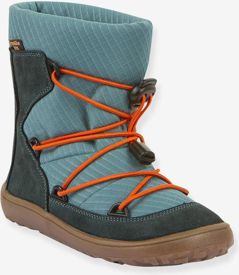 FRODDO Barefoot laarzen kinderen BAREFOOT TEX TRACK WOOL petrolblauw