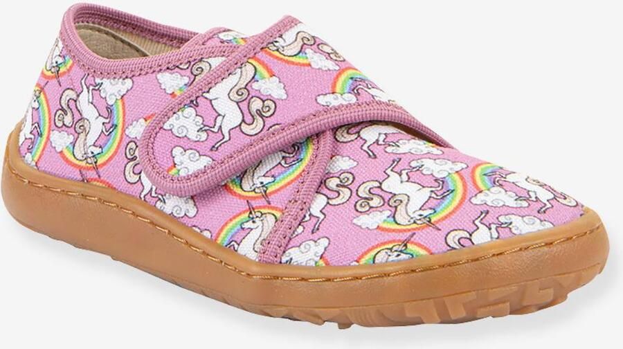 FRODDO barefoot sloffen met print voor kinderen roze bedrukt - Foto 2