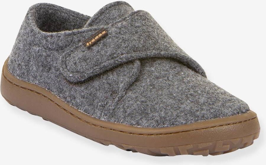 FRODDO Barefoot sloffen voor kinderen BAREFOOT WOOLY gemêleerd grijs