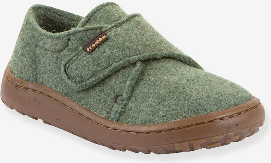 Froddo Kid's Barefoot Wooly Slippers Pantoffels olijfgroen - Foto 2