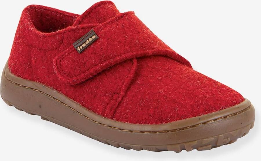 FRODDO Barefoot sloffen voor kinderen BAREFOOT WOOLY rood