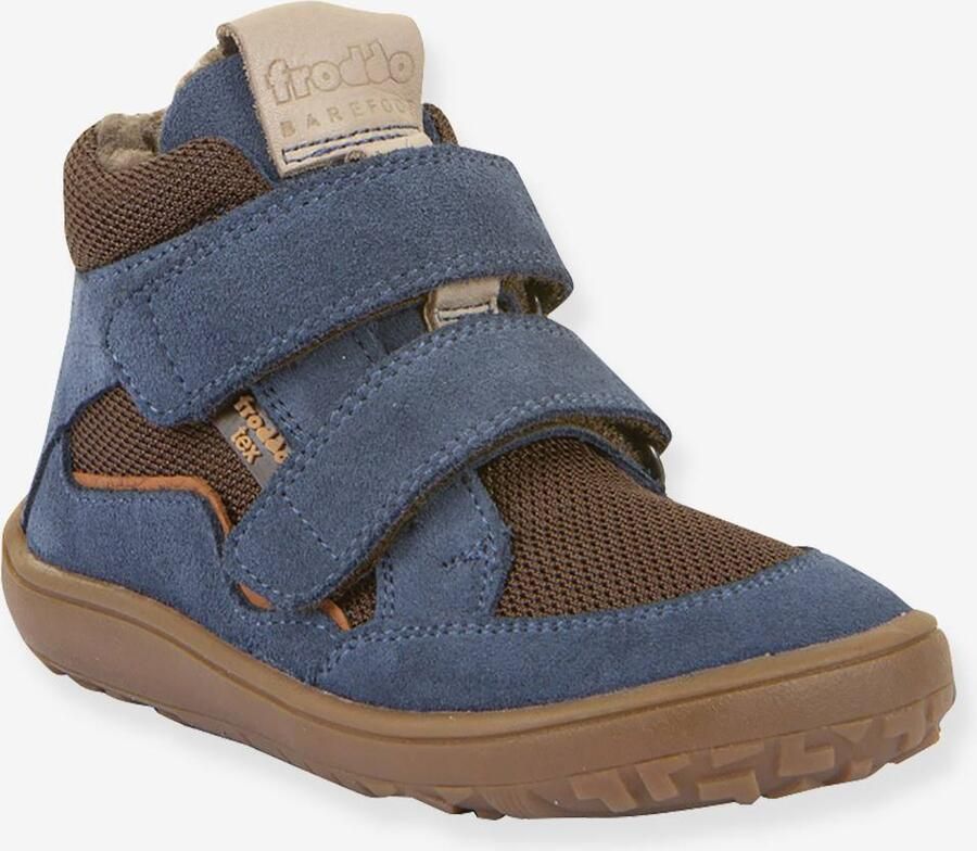 FRODDO Blote voeten boots kinderen BAREFOOT TEX WOOL blauw
