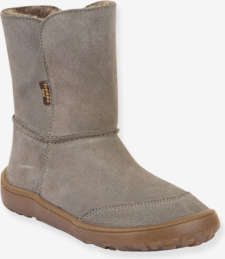 FRODDO Blotevoetenlaarzen kinderen BAREFOOT TEX SUEDE grijs