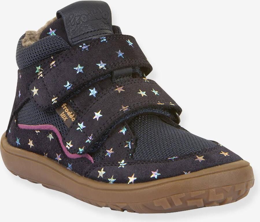 FRODDO Blotevoetenlaarzen voor meisjes BAREFOOT TEX WOOL nachtblauw