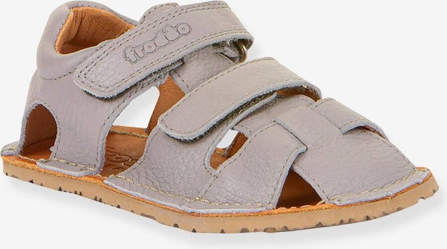 FRODDO Gesloten blotevoetensandalen voor kinderen BAREFOOT FLEXY AVI lichtgrijs