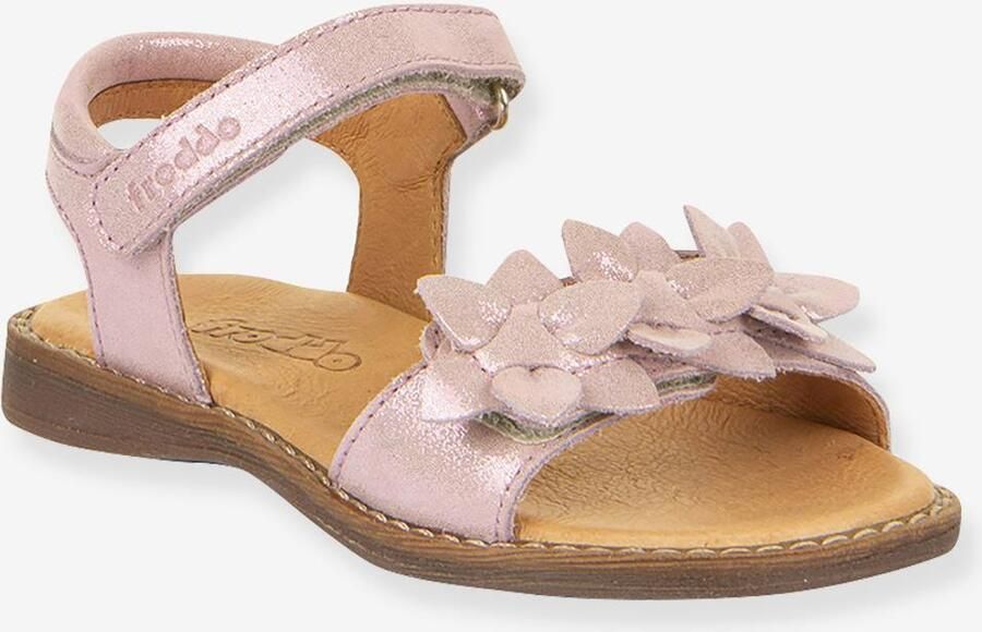 FRODDO Leren sandalen voor meisjes LORE FLOWERS rozen