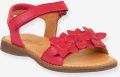 FRODDO Leren sandalen voor meisjes LORE FLOWERS terracottategel - Rood