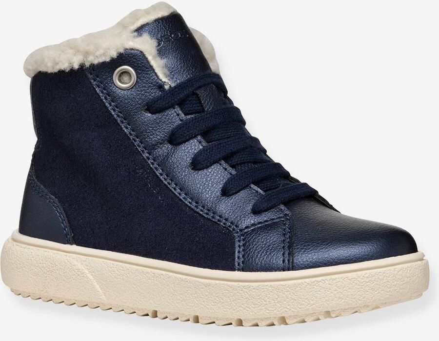 GEOX Hoge sneakers met voering J Theleven Girl marineblauw