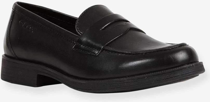 GEOX Kinderschoenen JR Agata van leer zwart