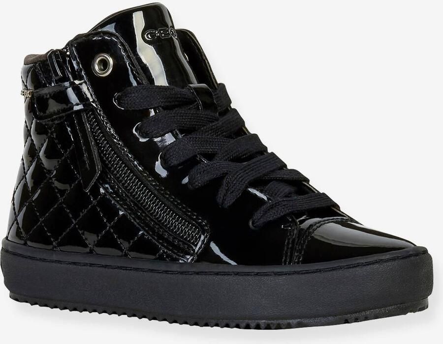 GEOX Meisjessneakers halfhoog Kalispera Girl gelakt zwart - Foto 2