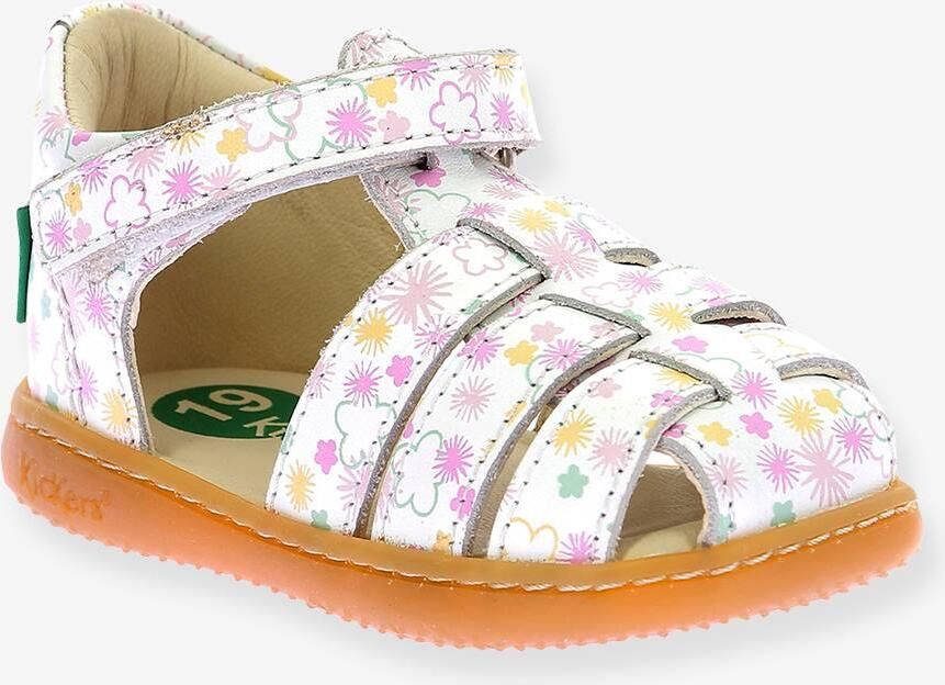 KICKERS Baby lederen sandalen Bigflo wit