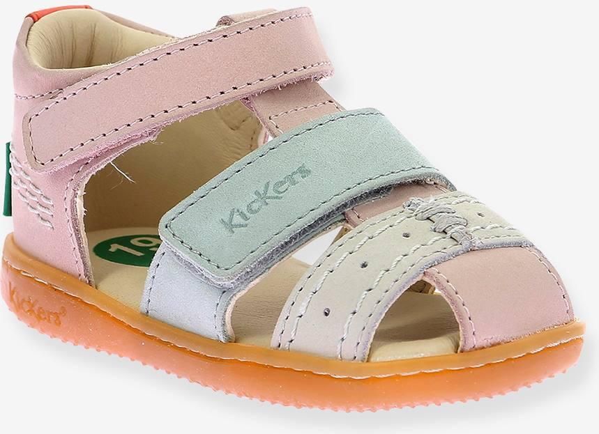 KICKERS Baby sandalen van leer Bazar rozen