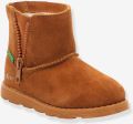 KICKERS Leren meisjesboots Aldiza bruin - Bruin