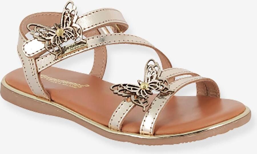 LES TROPEZIENNES Leren sandalen Babillon van M. Berlarbi goud